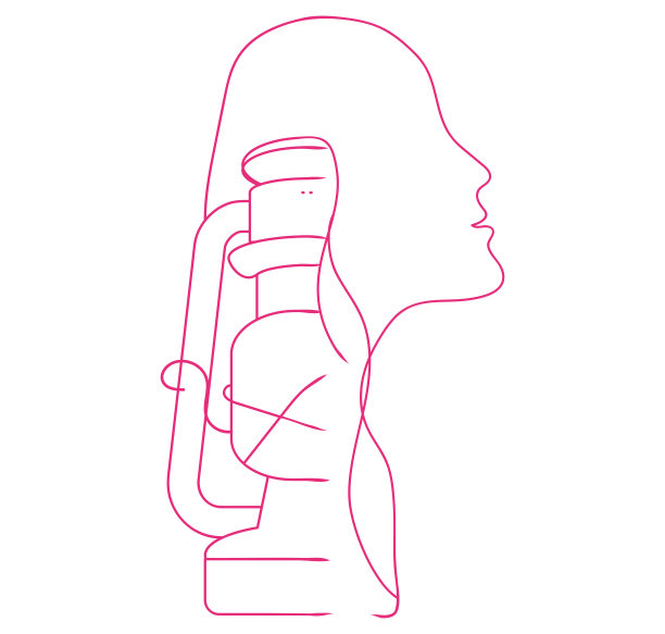 矢量插图的女权主义社区:煤气灯操纵形式。煤气灯图标。图片下载