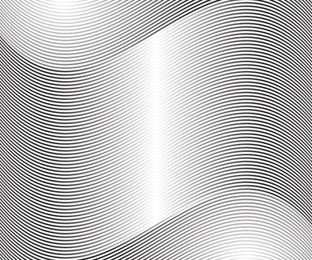 抽象扭曲对角条纹背景。矢量弯曲扭曲倾斜，波浪纹纹理。全新风格为您的商业设计。图片下载