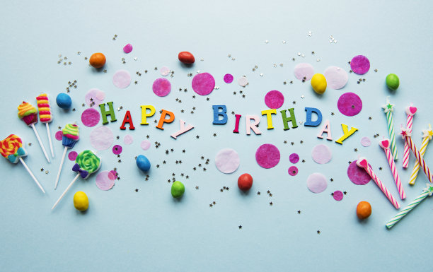 生日快乐的背景图片下载