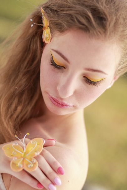 蝴蝶化妆图片下载
