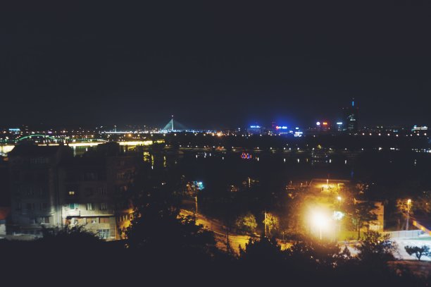 晚上贝尔格莱德图片下载