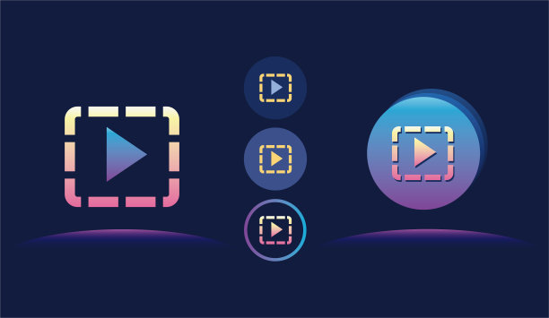 播放，按钮图标说明。图片下载