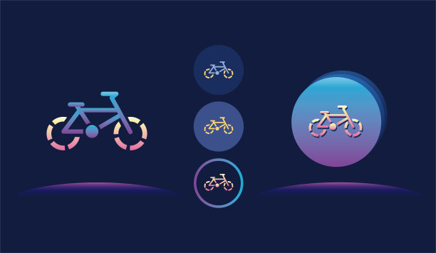 自行车图标说明。图片下载