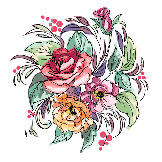 鲜花的背景图片下载