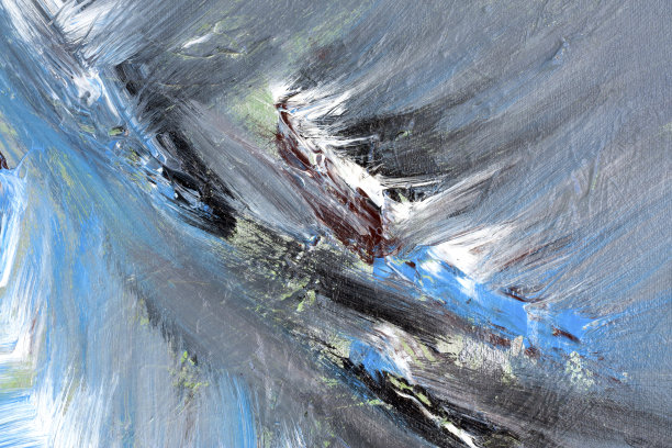 抽象绘画的背景。蓝色的河图片下载