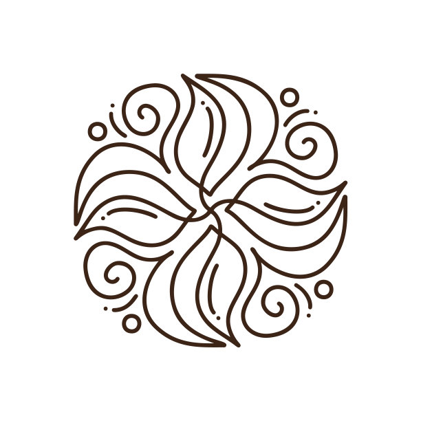 蓬勃单线矢量帧插图。手绘书法风格的复古装饰标志，邀请，婚礼，礼物，照片，字母。简单漂亮的卡片图片下载