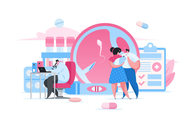 医疗插画素材ID：351461358