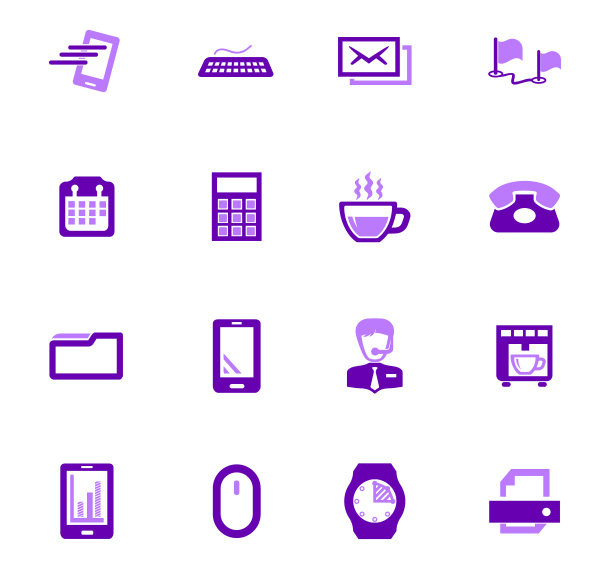 办公室图标设置图片下载