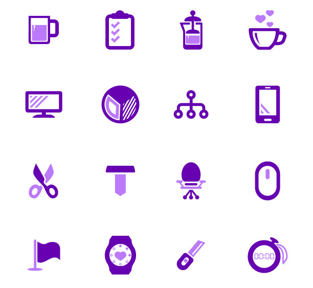 办公室图标设置图片下载