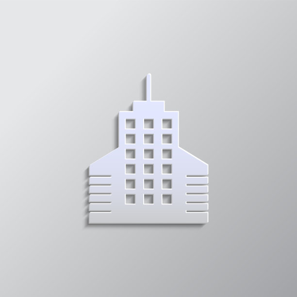 建筑纸的风格，图标。纸张样式矢量图标图片下载