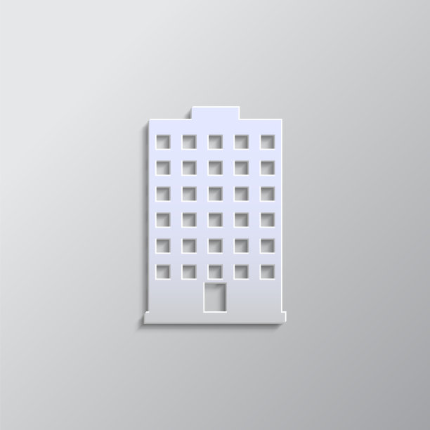 建筑纸的风格，图标。纸张样式矢量图标图片下载