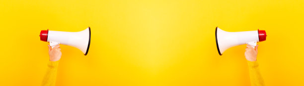 扩音器的手图片下载