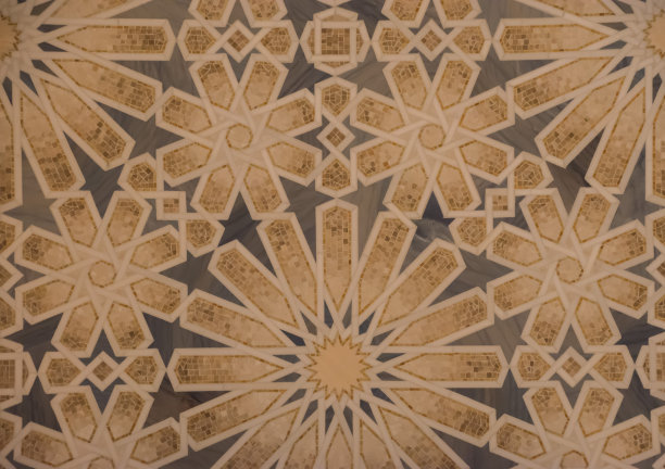阿拉伯风格墙面背景图案图片下载