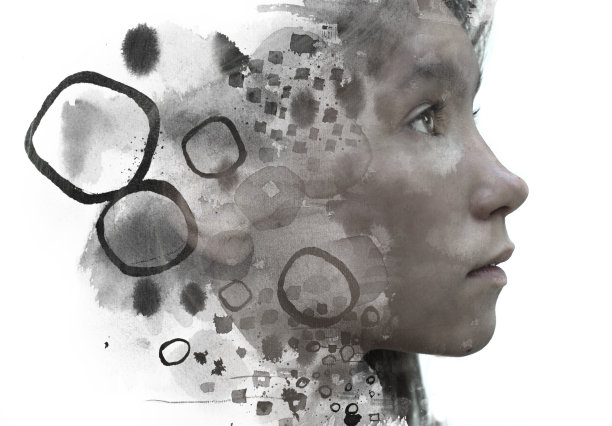 Paintography。与手绘元素相结合的肖像画图片下载