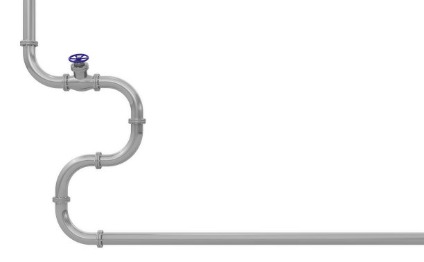 管道工业建筑工业金属背景图片下载