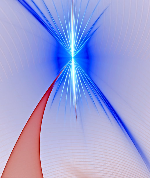 抽象的，分形的，计算机生成的图像的多颜色的拱形和曲线在一个光的背景图片下载