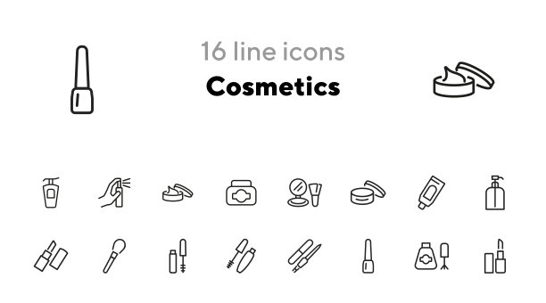 化妆品图标图片下载