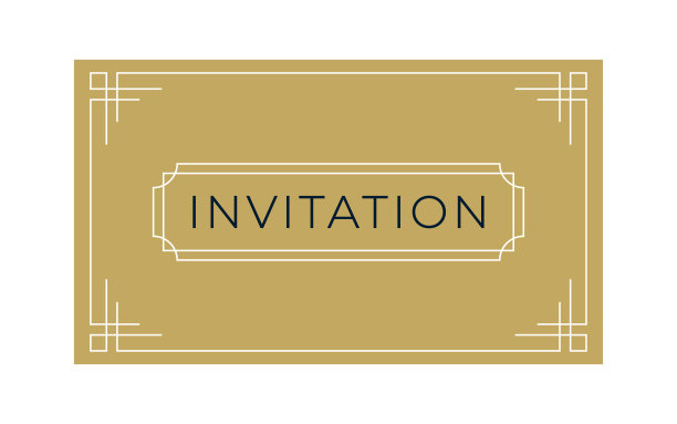 装饰艺术商务和邀请卡模板图片下载