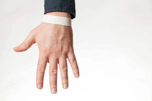 空白白色腕带，医院（度假村）手环。空白（复制空间）设计图片下载