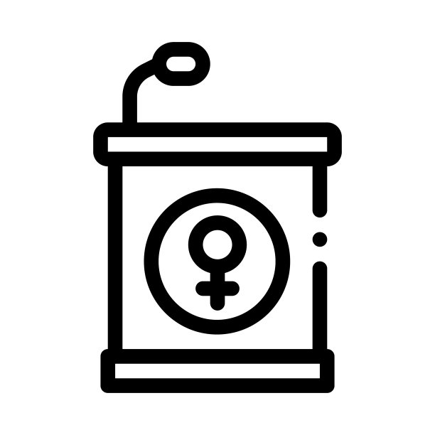 基座麦克图标矢量轮廓插图图片下载