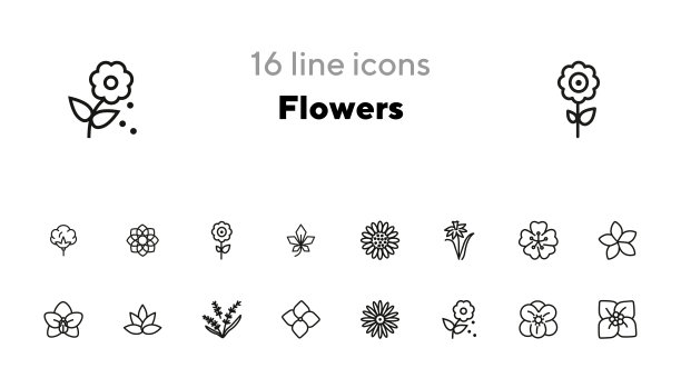 花线图标集图片下载