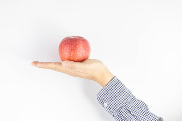 拿着苹果图片下载