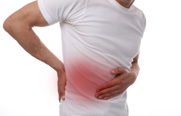 男人肾脏疼痛，尿石病图片下载