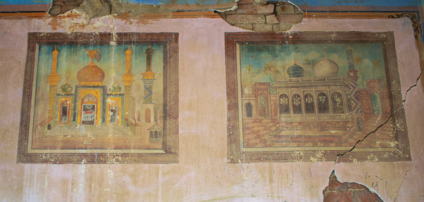 美丽的Raees Ghulam Muhammad Bhurgri宫殿。图片下载