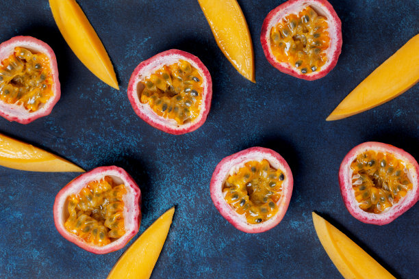 百香果和芒果图片下载