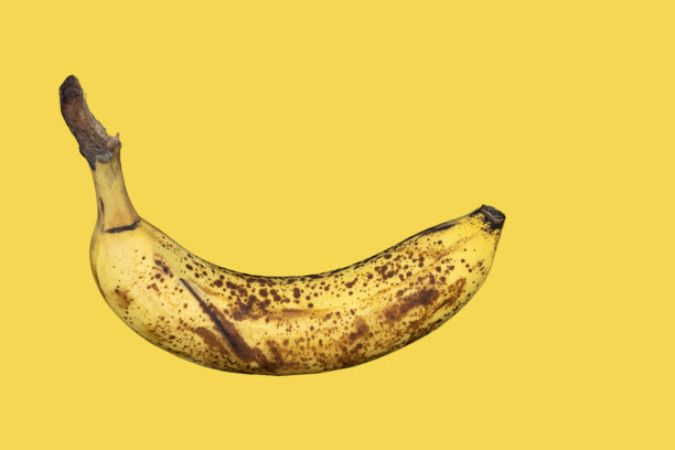 熟透、过熟的香蕉底色呈黄色图片下载