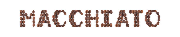 高分辨率烤咖啡豆在字母图片下载