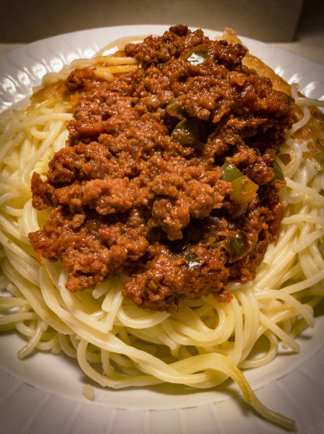 意大利肉酱面是一道传统的意大利美食。图片下载