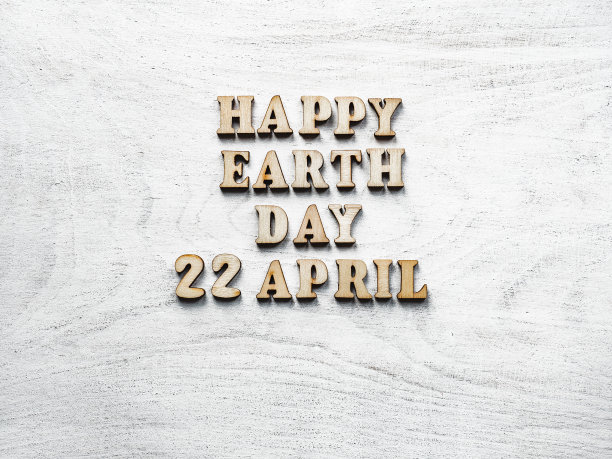 地球日。美丽的贺卡。俯视图图片下载