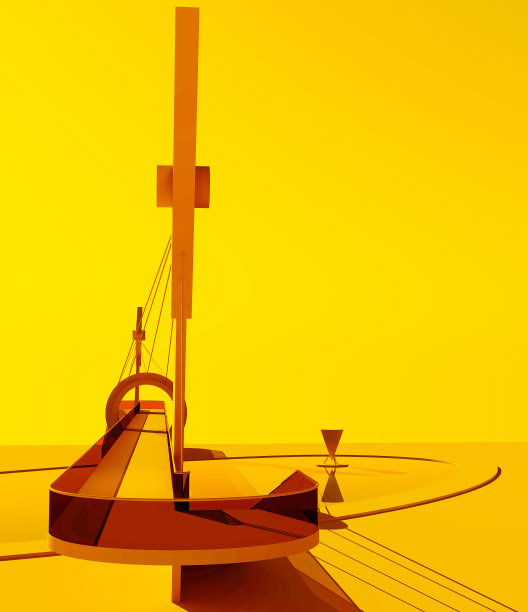 现代建筑。建筑设计。水池上的人行桥。图片下载