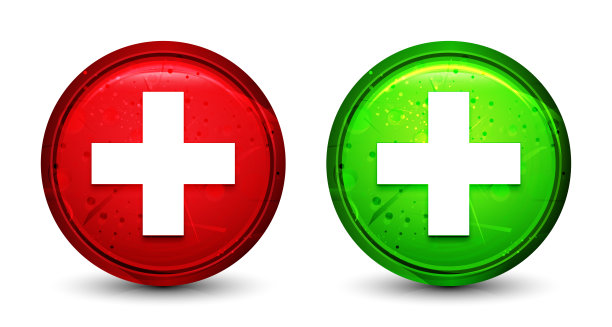 加上图标数字几何设计圆形按钮设置插图图片下载