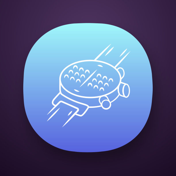 盲文智能手表应用程序图标。点手表，手腕触觉智能手表。盲人器具，技术创新。UI / UX的用户界面。Web或移动应用程序。向量孤立的插图图片下载