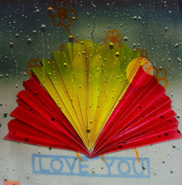 爱你的背景是水珠图片下载