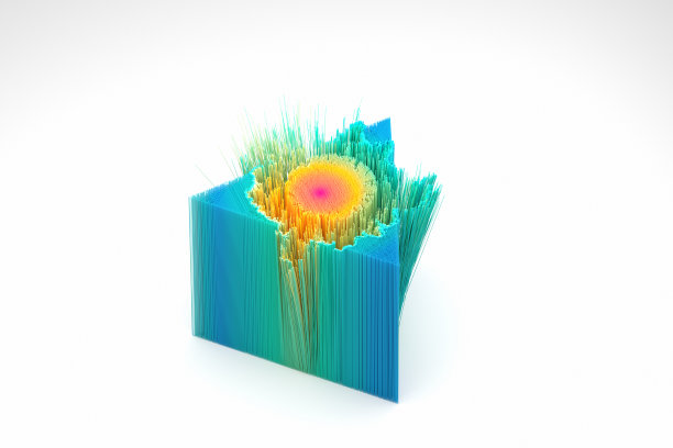 五彩缤纷的爆炸图图片下载