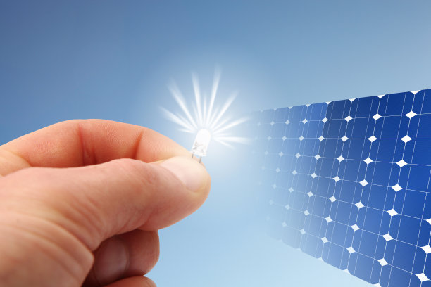 抽象LED灯泡图片下载