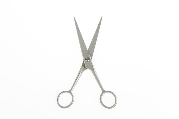 白色背景上的剪刀图片下载