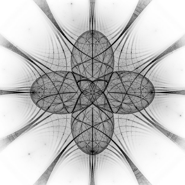 暗量子和谐黑白效应图片下载