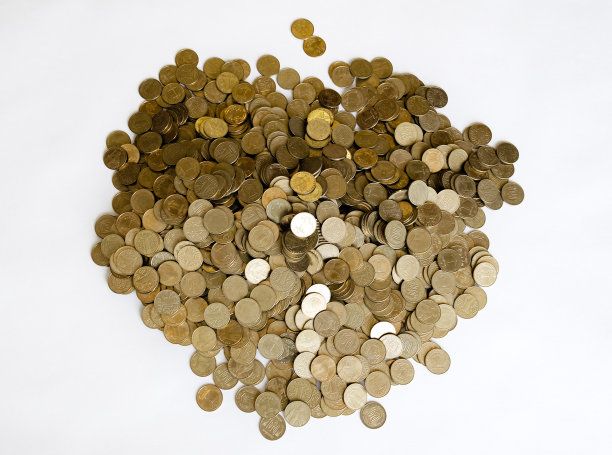 金属硬币，格里夫尼亚提名，幻灯片特写图片下载