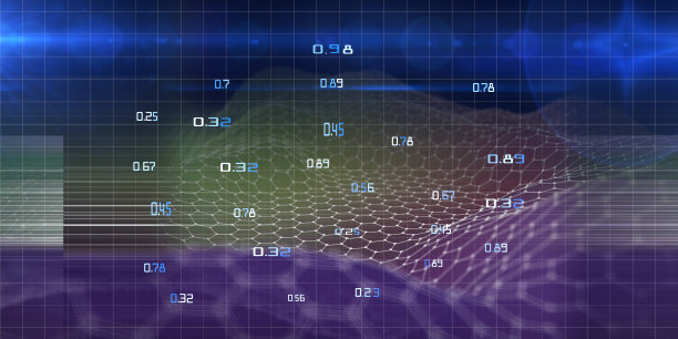 3D插画人工智能技术背景。深度学习的算法。虚拟现实。数据科学学习。人工智能。人工智能。图片下载