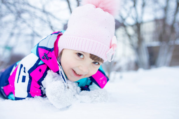 玩雪照片素材专题