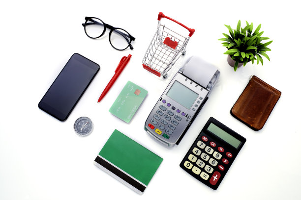 商务金融银行科技免现金支付扁平风格素材图片下载