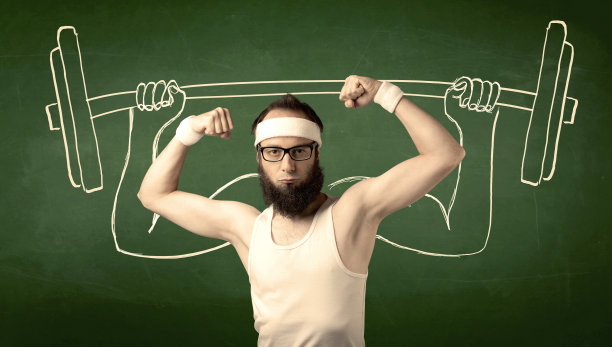 年轻人举重图片下载