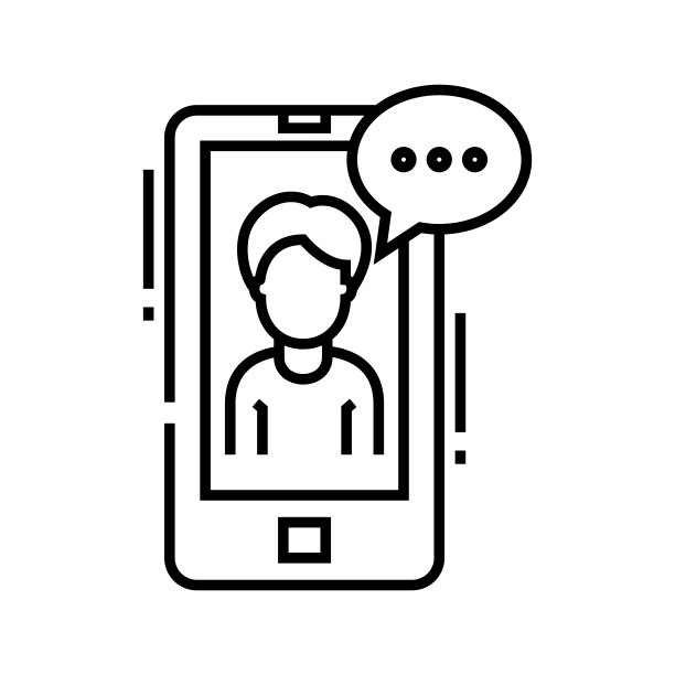 辅助机器人线条图标，概念符号，轮廓矢量插图，线性符号图片下载