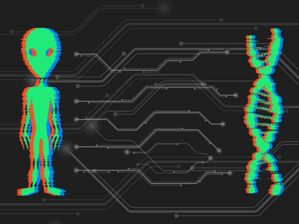 抽象科技概念背景图片下载