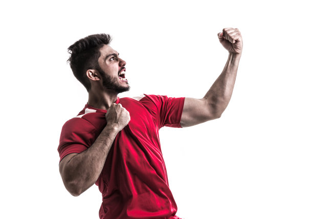 球迷/体育拉丁球员红色制服图片下载