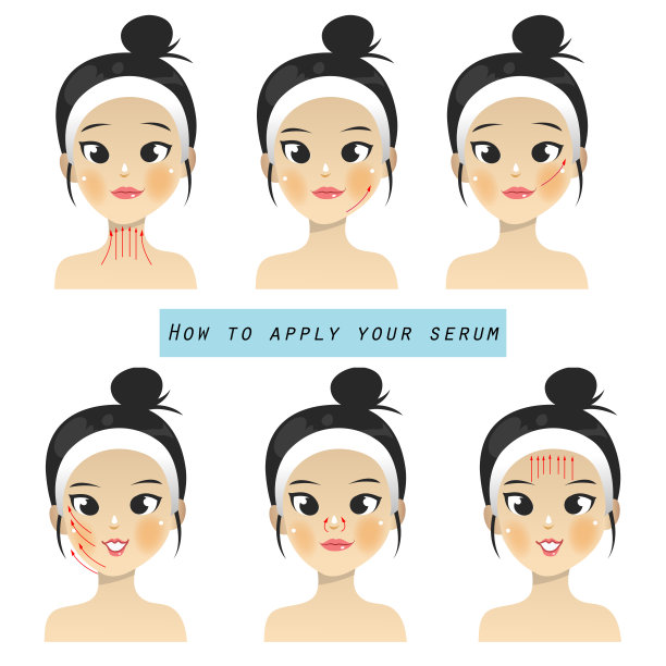 如何使用精华液。图片下载